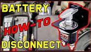 How To Install A Battery Disconnect Switch On Your Vehicle Without Permanent Modification.