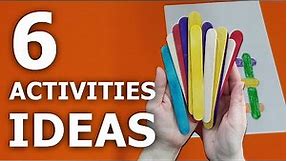 6 DIFFERENT ACTIVITIES IDEAS - 5 Year Old Learning Activities At Home