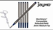Jaymo Montblanc Style Rollerball Pen Refill Instructional Video