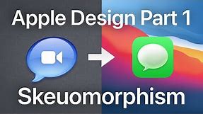 Apple Design Part 1: Skeuomorphism