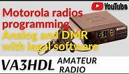 MOTOTRBO radio programming for amateur radio