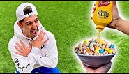 Eating the Worlds WEIRDEST Food Combinations - Challenge
