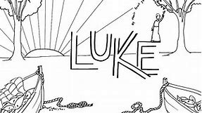 "Luke" Bible Book Coloring Page - Ministry-To-Children