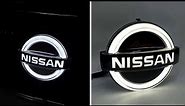 Light up Nissan Emblem | Dynamic Nissan Emblem Demo 2021- Does it Work？