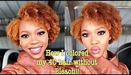 HOW I COLORED MY 4C NATURAL HAIR - NO BLEACH || Oluchi M.