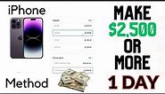 How to profit over $2,500 iPhone Method