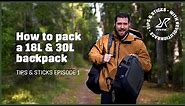 How to pack a backpack for a day hike