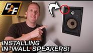LOOK for THIS feature - HOW TO INSTALL In-wall Speakers!