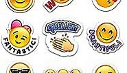 4E's Novelty Emoji Reward Stickers Great for Teachers, 120 Piece