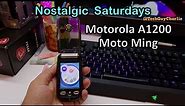 Intel and Linux powered phone Motorola A1200 (MotoMing) Nostalgic Saturdays