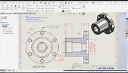 Make Drawing from Part in Solidworks | Solidworks Drawing