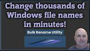 Bulk Rename Utility Windows