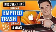 How to Recover Accidentally Emptied Trash on Mac (4 Ways)
