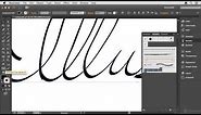 Creating a Calligraphic brush in Illustrator CC