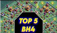 Best Builder hall 4 base layout with link (Top 5 bh4 base in 2023).coc