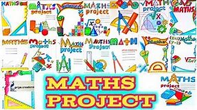 maths | maths border design for project | maths project design | border designs for maths project