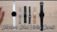 Samsung Galaxy Watch 4 Assorted Stainless Steel Watch Bands/Straps