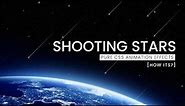 Pure CSS Shooting Stars Animation Effects | How Its?