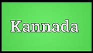 Kannada Meaning