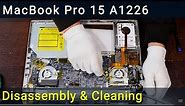 MacBook Pro 15 A1226, A1260 Disassembly & Fan Cleaning | Step-by-step DIY Tutorial