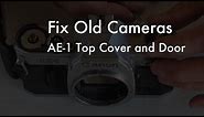 Fix Old Cameras: AE-1 Top Cover Removal / Battery Door Replacement