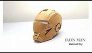 IRON MAN Helmet Diy From Cardboard