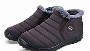 Womens Winter Snow Boots Faux Fur Lined Warm Ankle Boots Waterproof shoes for women