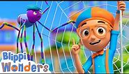 Blippi Learns About Spider Webs! - Blippi Wonders | Fun and Educational Cartoons For Kids