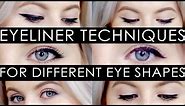 HOW TO: Eyeliner Techniques For Different Eye Shapes | Milabu