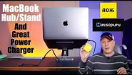 MacBook Hub Dock and Stand Combo and a Great MacBook Power Charger - Mac Accessories
