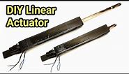 How to make Linear Actuator | DIY Linear Actuator