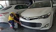Assemble and installing front bumper (Toyota avalon)