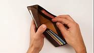 Corkor Cork Passcase Wallet – Non-Leather Bifold Wallet – Men’s Wallet - RFID Blocking-Vegan Leather–Eco Friendly-Brown