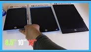 8.5 Inch VS 10 Inch VS 12 Inch LCD Writing Tablet | Size Comparison
