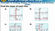 (5.3.4) Identifying Slope Of Horizontal And Vertical Lines | Educreations