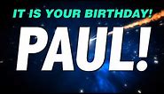 HAPPY BIRTHDAY PAUL! This is your gift.