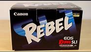 Canon EOS Rebel SL1 (100D) Unboxing