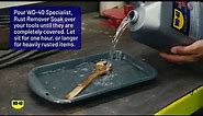 How To Remove Rust From Metal Tools - WD-40 Specialist® Rust Remover Soak