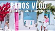 Paros Travel Vlog | Island hopping in GREECE