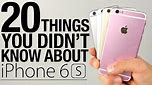iPhone 6S - 20 Things You Didn't Know!