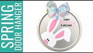 How to Make a DIY Spring Door Hanger and a Free SVG