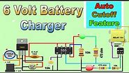 6 Volt Battery Charger | How to Make | Auto Cut off Feature Charge | @NZElectro ​