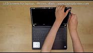 Dell Inspiron 15 3000 series laptop screen replacement tutorial. Step-by-step instructions.