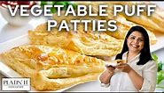 Easy FLAKY Vegetable Puff Patties | Puff Pastry Snack