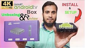 4K Smart android TV BOX Review: INSTALL & setup | z6 tv box