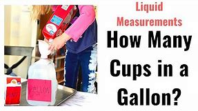 How Many Cups in a Gallon? Liquid Measurements with Kids