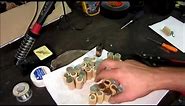 DeWalt Ni-Cd rechargeable battery pack rebuild with new cells....