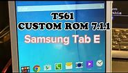 Samsung Galaxy Tab E 9.6 T560 & T561 How To install 7.1.1custom rom || تحديث اندرويد تابلت جلاكسي