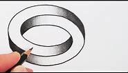 How to Draw a Simple Optical Illusion: The Impossible Oval: Narrated