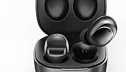 Bluetooth Earbuds for Samsung Galaxy S23/S22/S21 Ultra Z Flip/Fold 4/3 S21 A53 120H True Wireless Earbuds Noise Canceling Deep Bass Stereo Sound Headphones with Ear Caps (S/M/L) for iPhone 13/14 Black